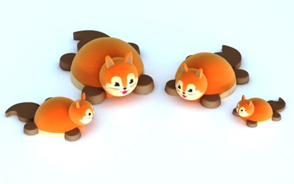 Бельчонок геопластика для детской площадки