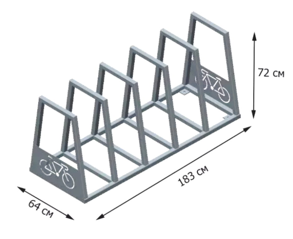 Велопарковка велос 4 места - купить СПб, Москва