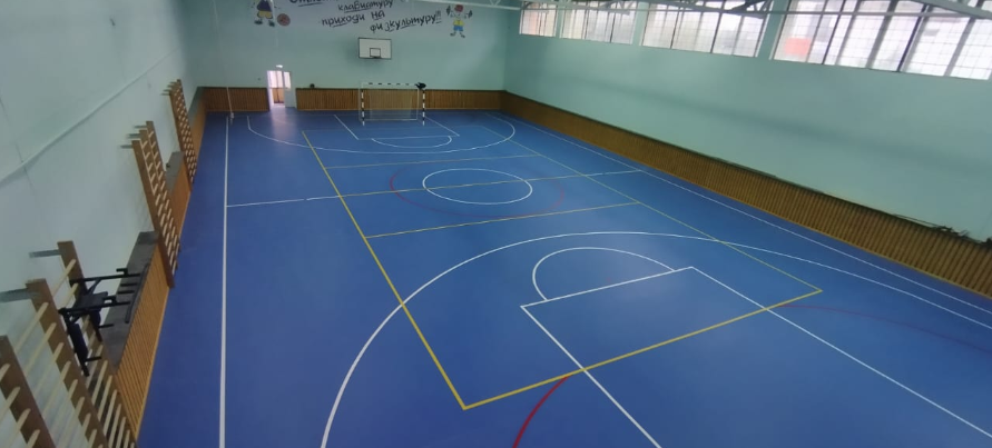 Рулонные спортивные напольные покрытия