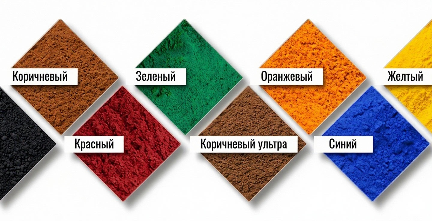 Красящий пигмент для резиновых покрытий