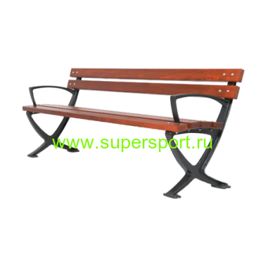 Скамейка Оливия 3м (три опоры)