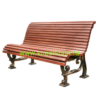 Скамейка Афина 3м (три опоры)