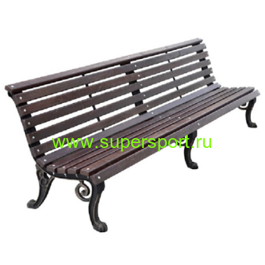 Скамейка Волна (три опоры)