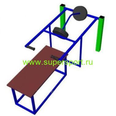 Т 0140 "Жим лежа с изменяемой нагрузкой для одного"