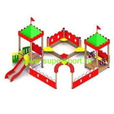 3223 Песочный дворик Крепость для детской площадки