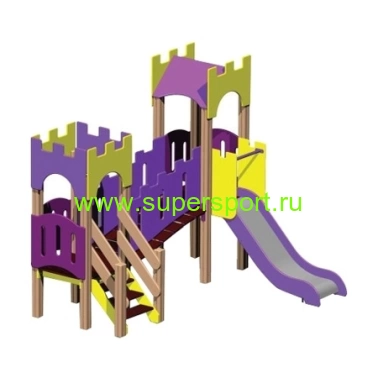 4102 Крепость с высокой горкой