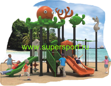 Игровой комплекс "Подводный мир с 3 горками" HO 05701