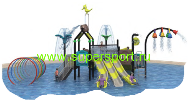 Игровой комплекс "Водяной и 3 горки" HO 13202