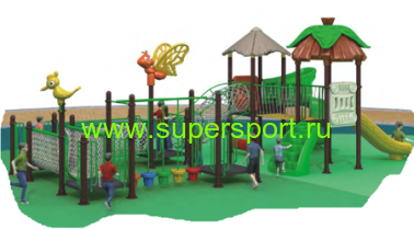 Игровой комплекс "Тропический с полосой препятствий" HO 16001