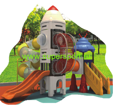 Игровой комплекс "Ракета и 2 трубы" HO 17501