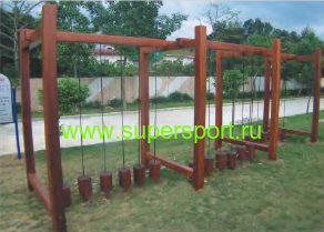 Деревянная конструкция "Кубики на цепи 3" HO 18401