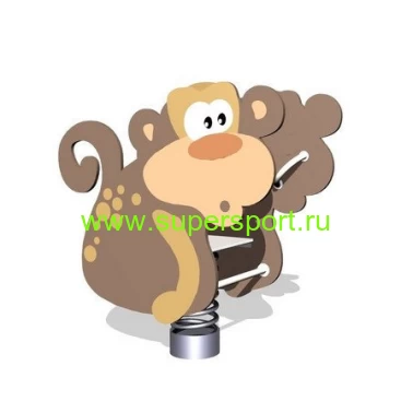 2138 Качалка пружинка Обезьяна для детской площадки