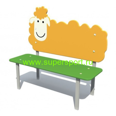 1270 Скамейка БАРАШЕК для детской площадки