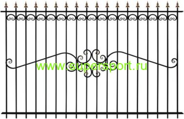 Забор кованый «Кингисепп»