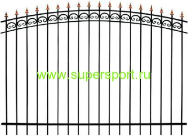 Забор кованый «Луга»