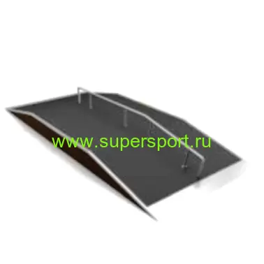 Мини Фанбокс с рейлом (small funbox+rail)