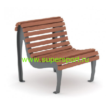 Скамейка Серена одноместная парковая