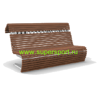 Скамейка Москва сити 2 м