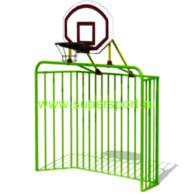 Ворота мини-футбольные<br/ <p>антивандальные цельнометаллические 2 <br/ <p>с баскетбольным кольцом