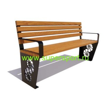 Скамейка Ракушка 3 м