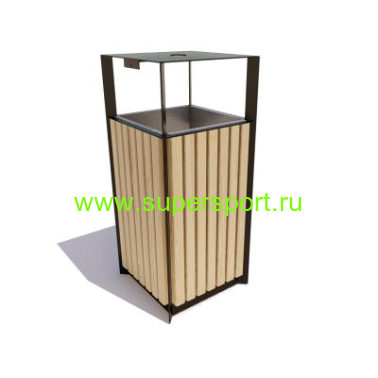 Урна деревянная Эстет с пепельницей