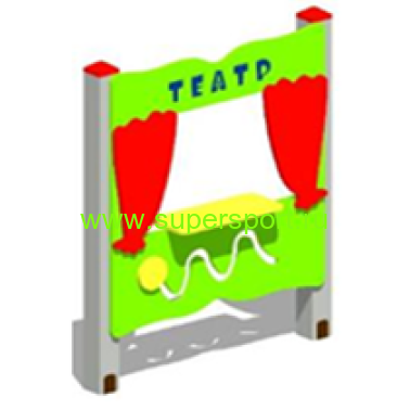 3717-2 Развивающая панель Театр 2