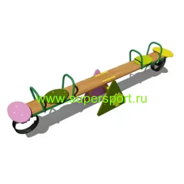 2119 Качалка-балансир Друг-за-другом 4-х местная