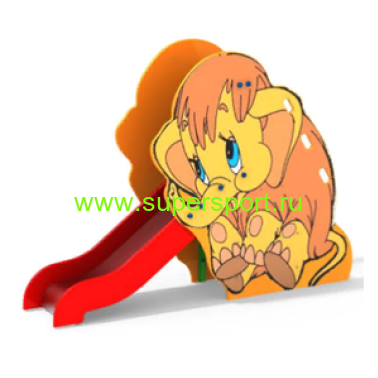 4011 Горка детская Мамонтёнок