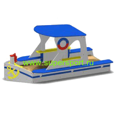 3210 Песочница Яхта для детской площадки