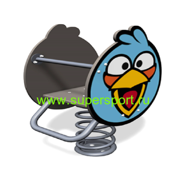 2156 Качалка пружинка Синяя птица для детской площадки