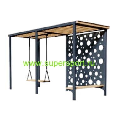 2237 Диван-качели парковые терраса