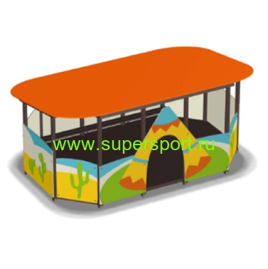 3413 Теневой навес Вигвам для детской площадки