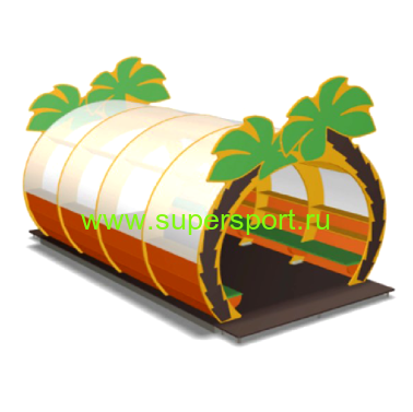 3416 Теневой навес Пальмы для детской площадки