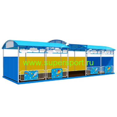 3419 Теневой навес Космос для детской площадки