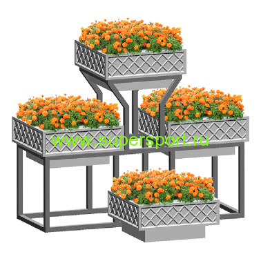 Цветочница бетонная вазон ВК-22 уличная для цветов