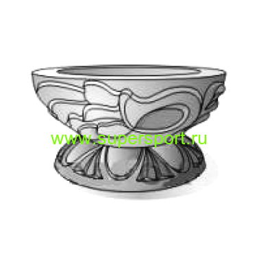 Вазон бетонный Цветочный В-21