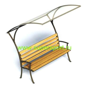 1520 Скамейка с навесом