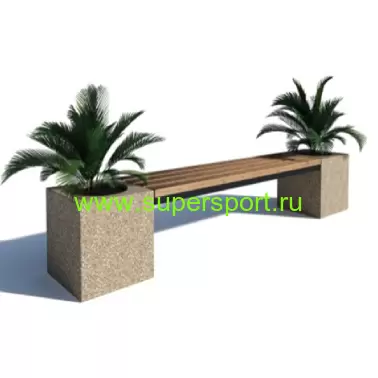 Скамейка Мост парковая