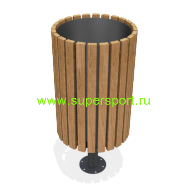 Урна деревянная Бриз на ножке для мусора