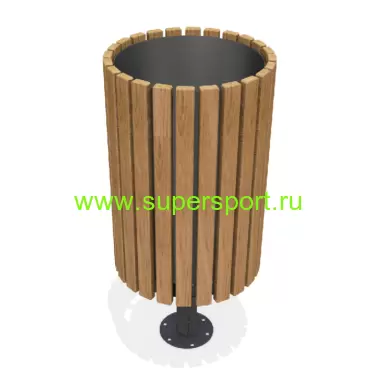 Урна деревянная Бриз на ножке для мусора