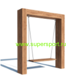 Диван-качели парковые деревянные