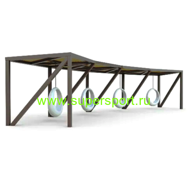 Диван-качели терраса 9 с кольцами