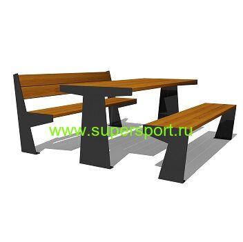 Стол с лавками 135