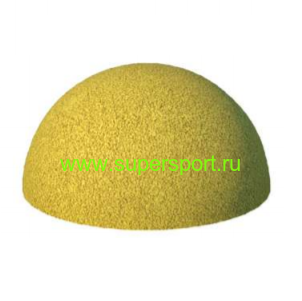 Полусфера бетон и ЕПДМ крошка геопластика