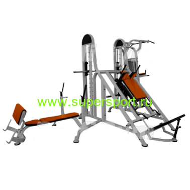 Четырехпозиционная станция со свободным весом