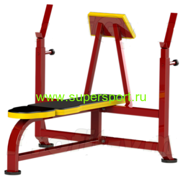 Скамья для жима с упорами для партнера (усиленная)