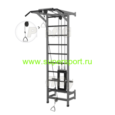 Шведская стенка с тренажером нагружаемым дисками