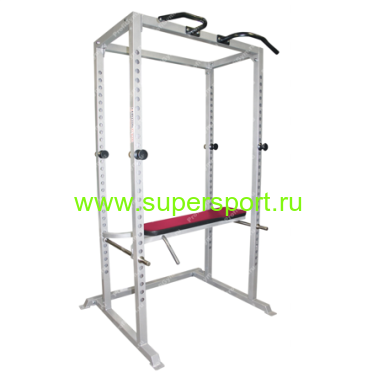 Силовая рама с турником, брусьями и гиперэкстензией