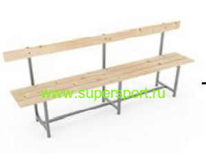 Скамья СТ-6 (со спинкой)