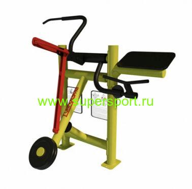 Уличный силовой тренажер с изменяемой нагрузкой "Бицепс-трицепс"